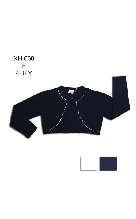 Picture of XH638- GIRLS  ELEGANT BOLERO (4-16 YEARS)